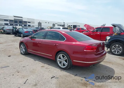 2015 Volkswagen Passat 2.0L Tdi Sel Premium из США, поврежденный, VIN 1VWCV7A3XFC064311